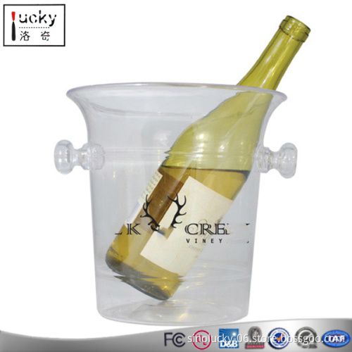 Champagne Cooler Bucket,Prodyne Acrylic Wine Bucket, Off-White